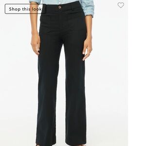 NWT J.Crew Factory Lizzie high-rise patch-pocket wide-leg pant